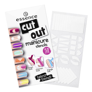 ess. cut out manicure stencils