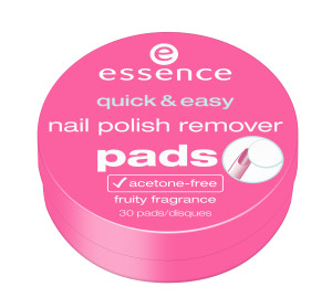 ess. quick & easy nail polish remover pads
