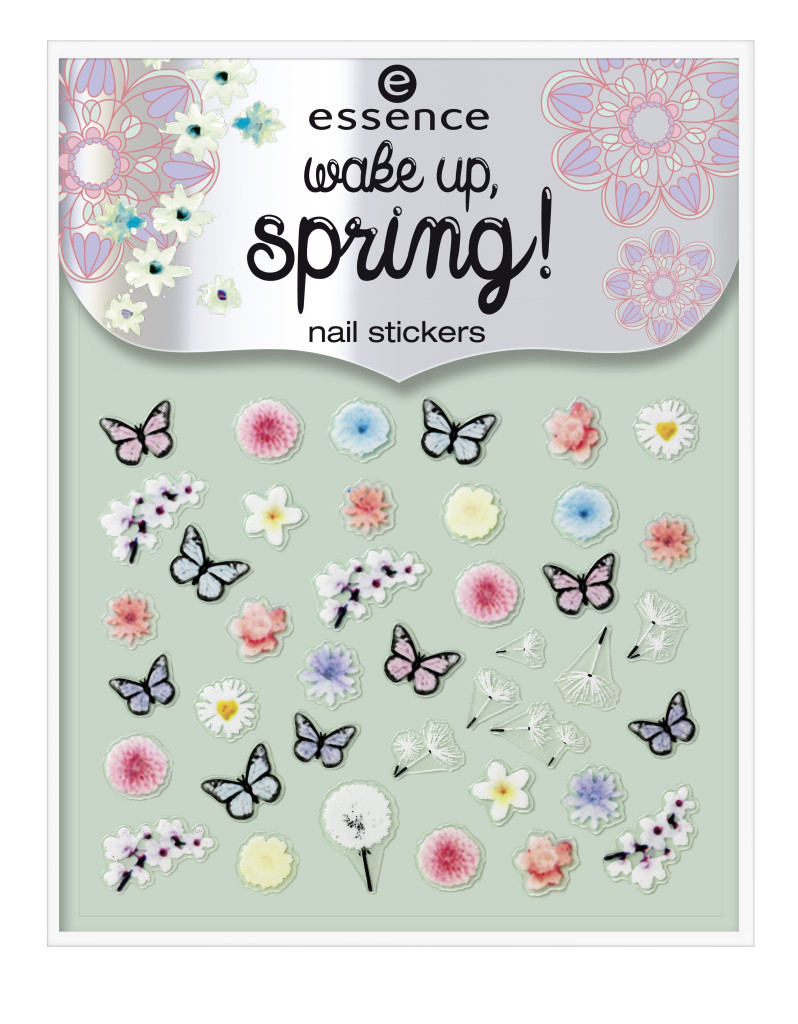ess. wake up, spring! nail stickers